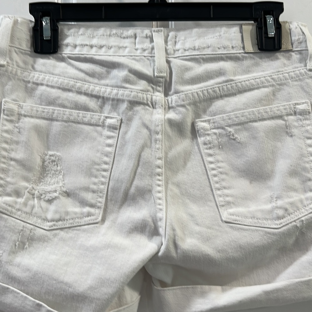 Rails Size 25 White Logan Distressed Shorts Excel… - image 8